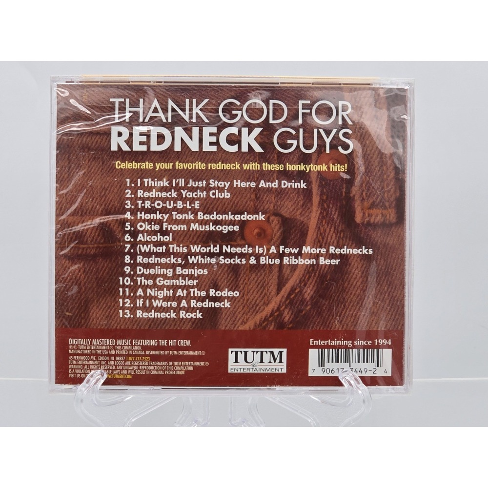 Thank God For Redneck Guys - Audio CD By Artist Not Provided - VERY GOOD - Picture 2 of 6